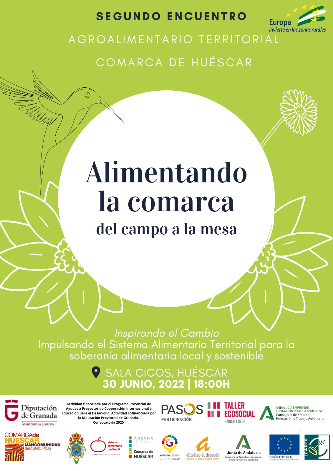 Se estimula un grupo promotor para impulsar un sistema agroalimentario territorializado en el Altiplano de Granada